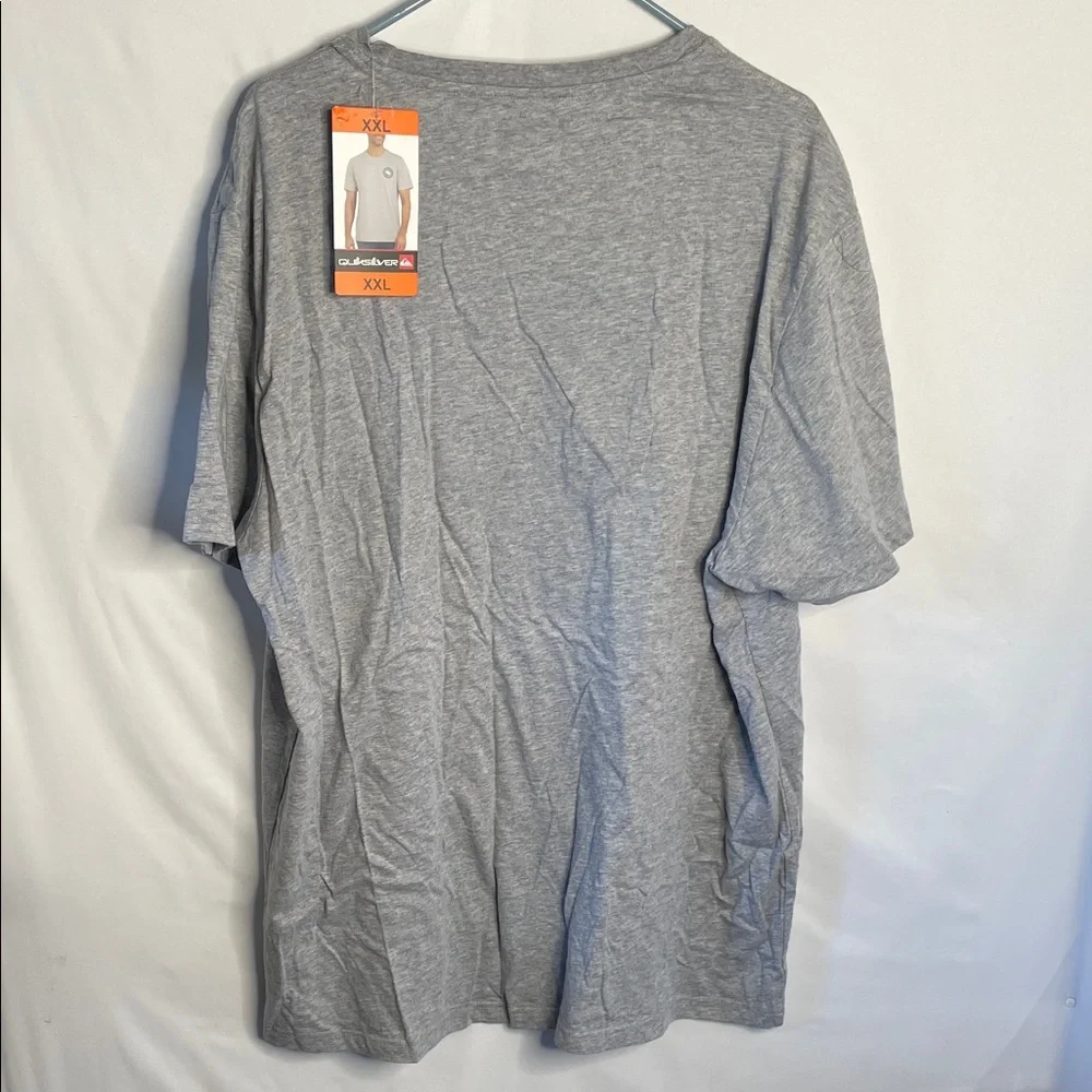 Quiksilver Gray Short Sleeve Tee with Logo‎